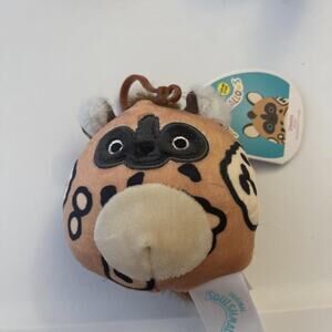 Squishmallows Kellytoy Plush Deeto the Spotted Hyena 3.5" Clip On